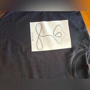 “Calm” yoga pose custom shirt